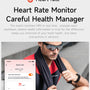 "Smartwatch heart rate monitoring feature showing real-time HRV analysis for accurate health tracking."